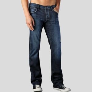 HUDSON Clifton Flap Pocket Bootcut Jeans Wickman Wash Men's 36